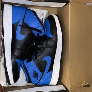 Air Jordan 1s Blue/Black/Orange